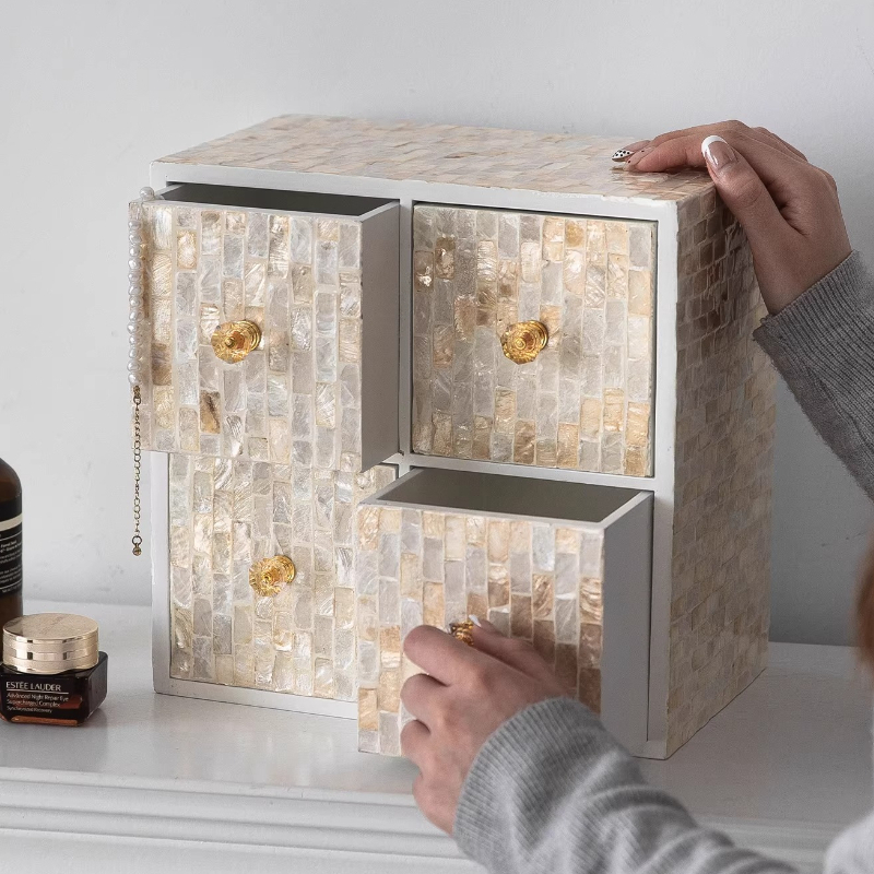 High Luxury Skincare - Luxury French Vanity Box with Seashell