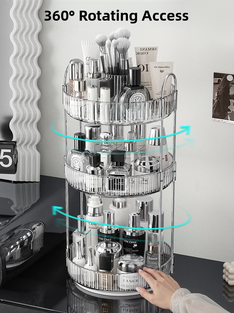 High Luxury Skincare - Luxury Cosmetic Storage Box Rotating Desktop
