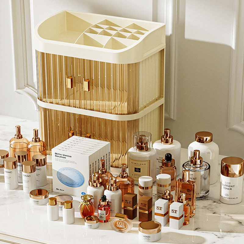 Cosmetics Storage Box Desktop  - High Luxury Skincare reseña y precio