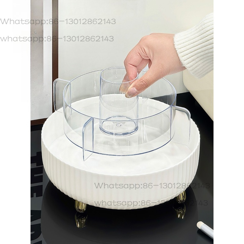 Rotating cosmetic storage box, - High Luxury Skincare reseña y precio