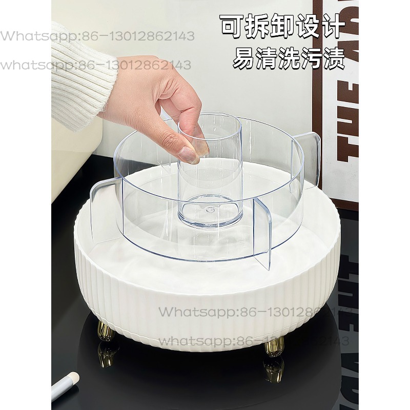 Rotating cosmetic storage box, - High Luxury Skincare reseña y precio