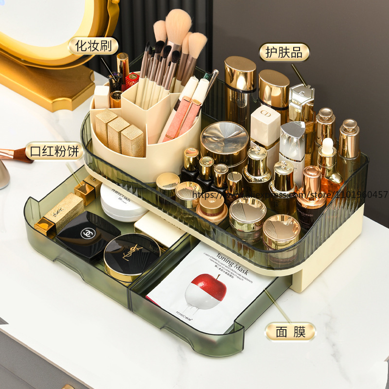 Light Luxury Cosmetic Storage  - High Luxury Skincare reseña y precio