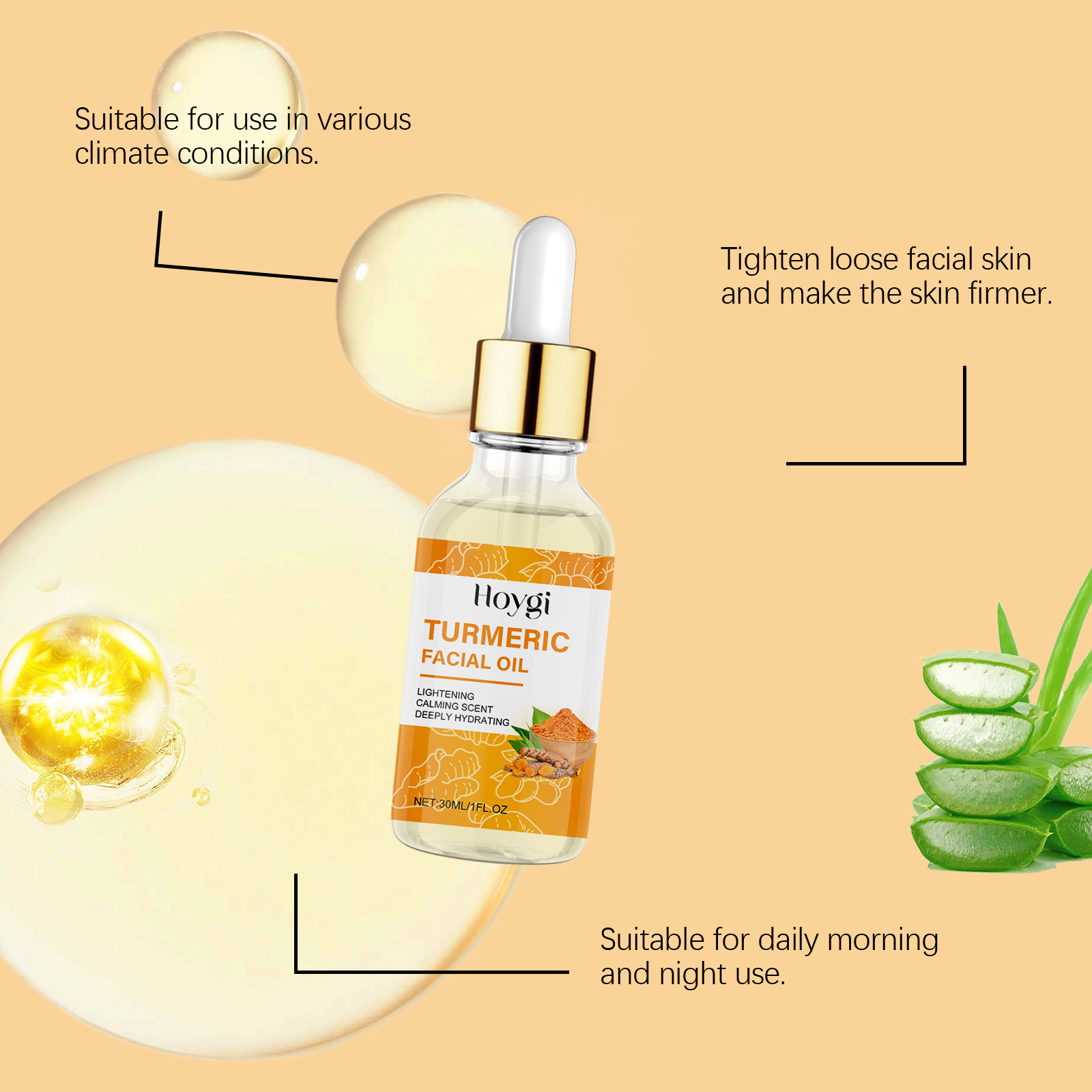 HOYGI Turmeric Face Whitening  - Luxury Glow Skincare reseña y precio