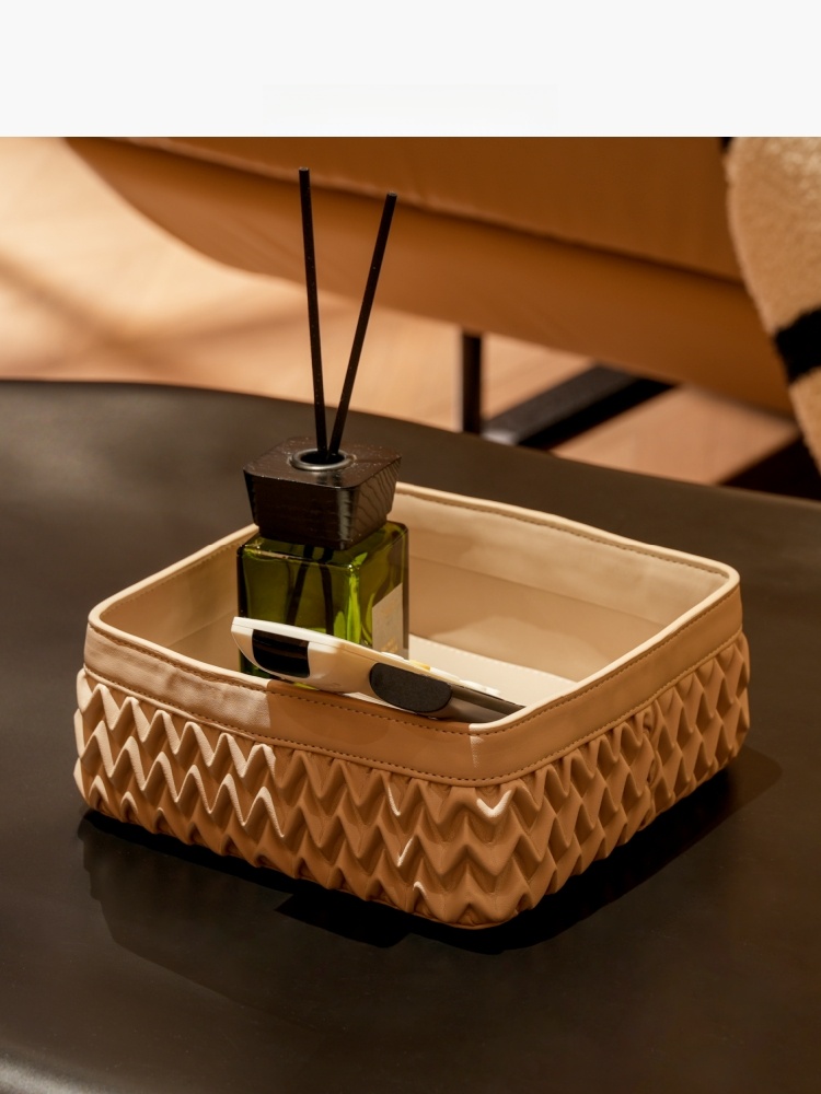 Luxury Leather Desktop Organiz - High Luxury Skincare reseña y precio