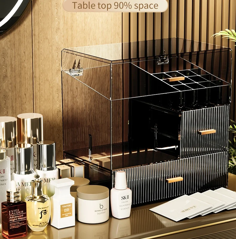 32x32x20cm Acrylic Luxury Cosm - Luxury Skincare Dupes reseña y precio